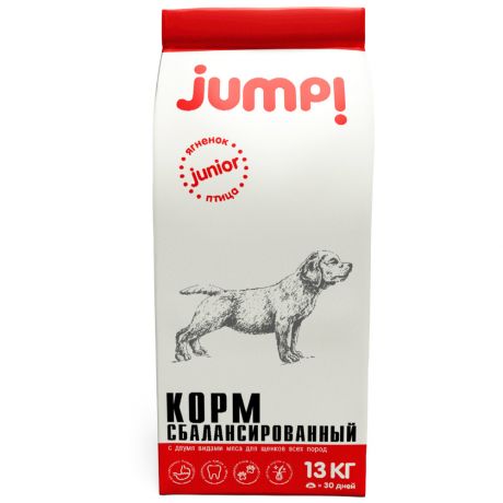 Корм Jump Junior для собак 13кг