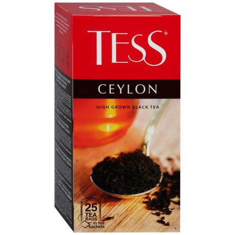 Чай Tess Ceylon черный 25 пакетиков по 1.5 г