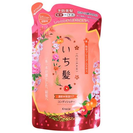 Бальзам-ополаскиватель Ichikami интенсивно увлажняющий для поврежденных волос с маслом абрикоса 0,34л