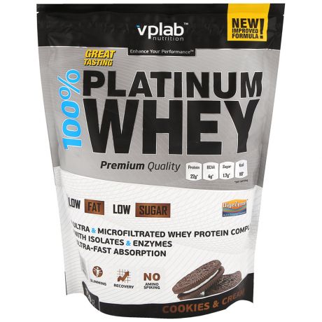Протеин VpLab 100% Platinum Whey печенье-крем 0,75кг