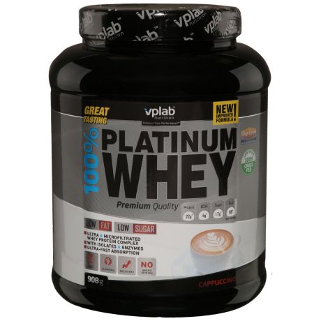 Протеин VpLab Nutrition 100% Platinum Whey капучино 0,908кг