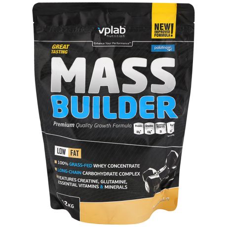 Гейнер VpLab Mass Builder ваниль 1,2кг