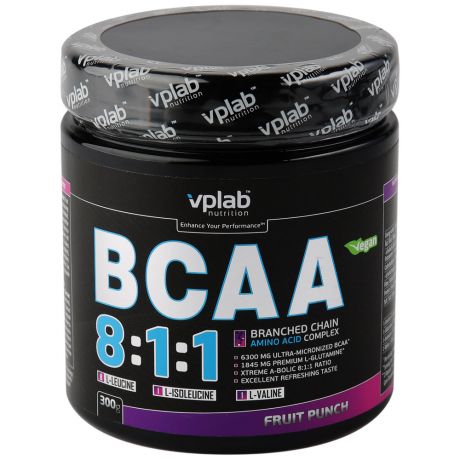 Аминокислоты VpLab BCAA 8:1:1 фруктовый пунш 0,3кг
