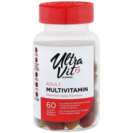 Витамины VpLab UltraVit Gummies Аделт Мультивитамин 60 таблеток