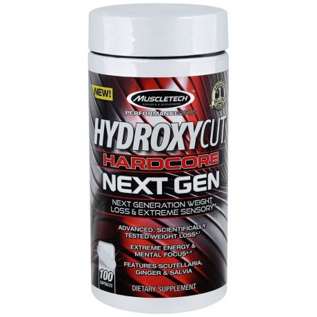 Жиросжигатель МТ Hydroxycut Hardcore next gen/100 капсул