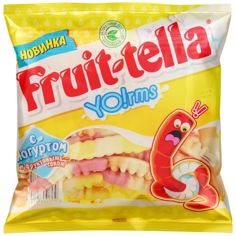 Мармелад Fruittella жевательный Йогуртовые Червячки 0,138кг