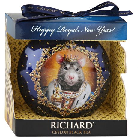 Чай Richard Year of the Royal Mouse Король черный крупнолистовой 20 г