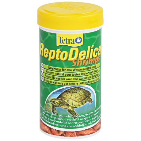 Лакомство Tetra ReptoMin Delica Shrimps для водных черепах креветки 0,25л