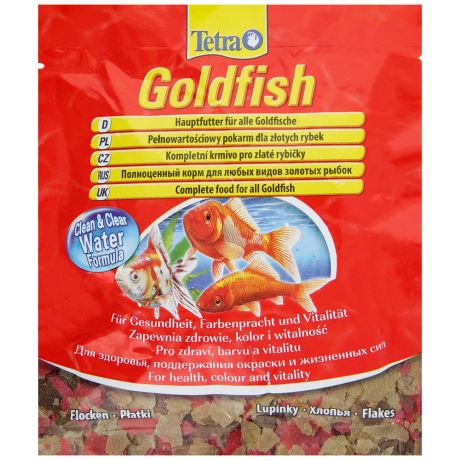 Корм Tetra Goldfish для всех видов золотых рыбок хлопья 12г