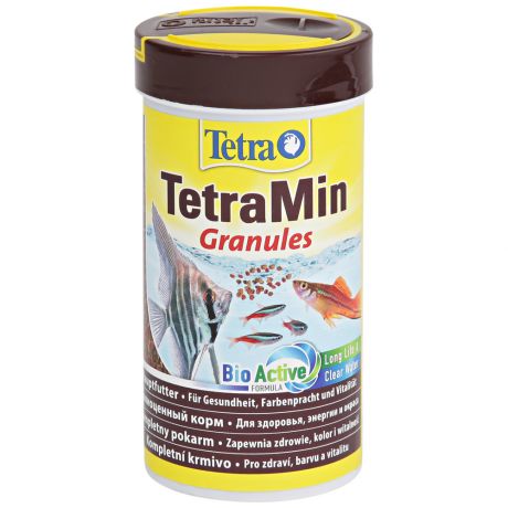 Корм Tetra Min Granules для всех видов рыб гранулы 0,25л