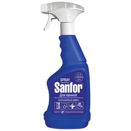 Спрей для ванной комнаты чистящий Sanfor 750 мл