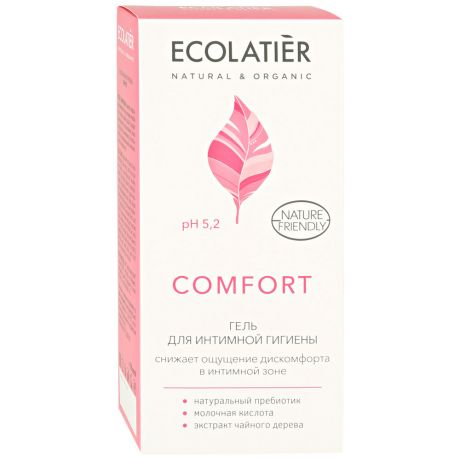 Гель для интимной гигиены Ecolatier Comfort с молочной кислотой с пробиотиком 250 мл