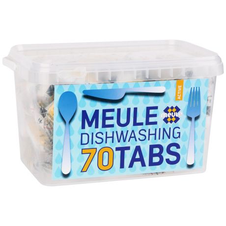 Таблетки для посудомоечной машины Meule 70 штук