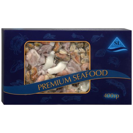 Коктейль морской Seafood Line сырой замороженный 6 компонентов 0,4кг