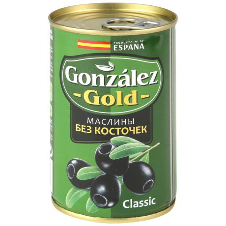 Маслины Gonzalez Gold Classic без косточек 300 г