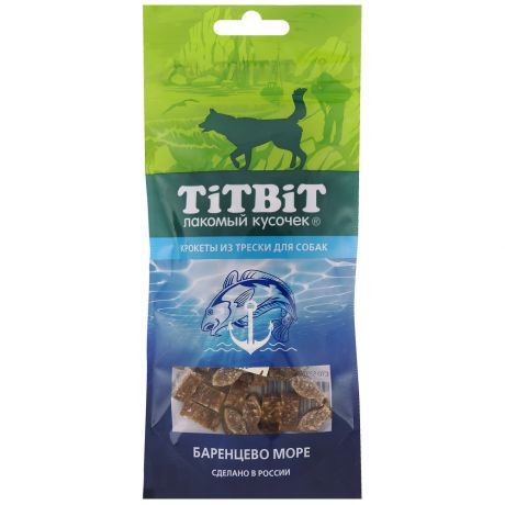 Крокеты Titbit из трески для собак 75г