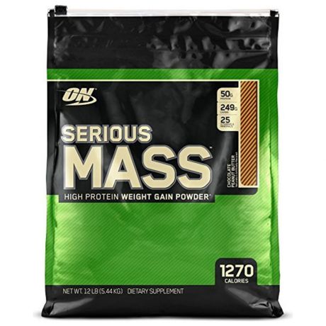 Гейнер Optimum Nutrition Serious Mass шоколад-арахисовое масло 5,4кг