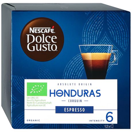 Капсулы Nescafe Dolce Gusto Honduras Espresso 12 штук по 6 г