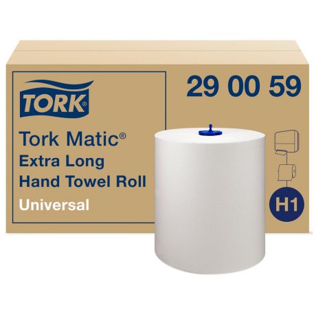 Полотенца бумажные Tork Universal Matic (Н1) 1-слойные 6 рулонов