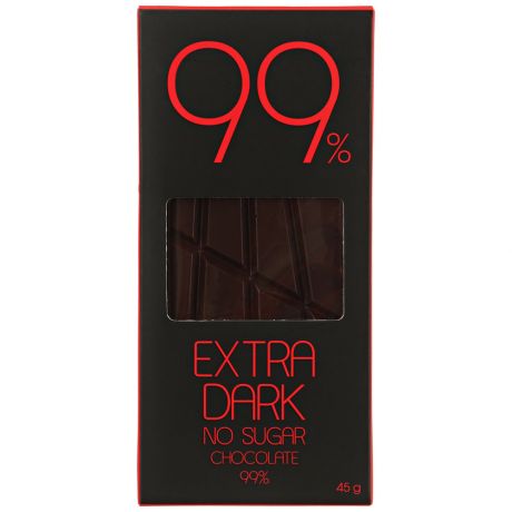 Шоколад ShokoBox без сахара с 99% какао 45г