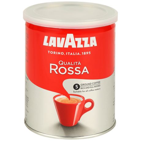 Кофе Lavazza Qualita Rossa молотый 250 г