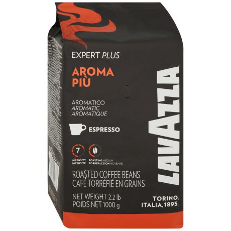 Кофе Lavazza Aroma Piu в зернах 1 кг