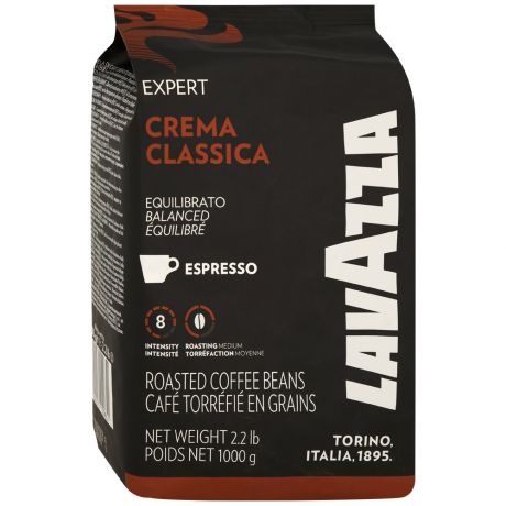Кофе Lavazza Crema Classica в зернах 1 кг