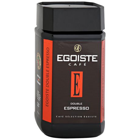 Кофе Egoiste Double Espresso растворимый сублимированный 100 г