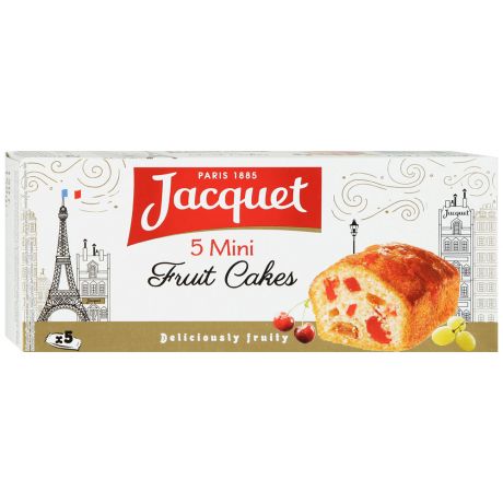 Мини-кекс Jacquet c фруктами 150г