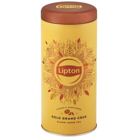 Чай Lipton Grand Crus Gold черный листовой 75 г