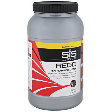 Напиток SiS восстановительный углеводно-белковый в порошке REGO Rapid Recovery вкус Банан 1,6кг