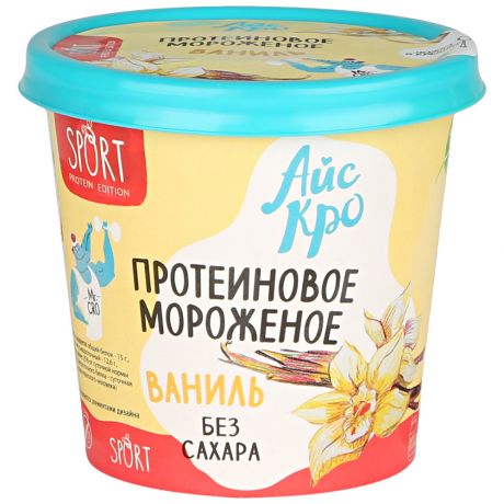 Мороженое АйсКро с протеином Ванильное без сахара 75 г