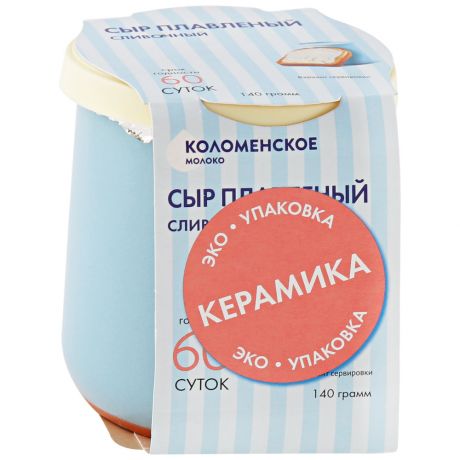 Сыр плавленый Коломенское молоко сливочный 50% 140 г