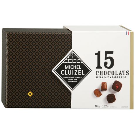 Конфеты шоколадные Michel Cluizel ассорти из темного и молочного шоколада 165 г