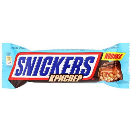Шоколадный батончик Snickers Crisper 40 г