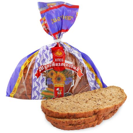 Хлеб мультизлаковый ЗАО Хлеб половинка в нарезке 300 г