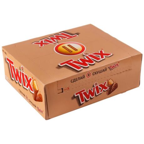 Батончик шоколадный Twix 55 г (40 штук)