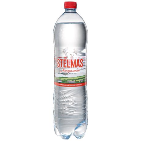 Вода минеральная Стэлмас природная питьевая столовая газированная 1,5 л