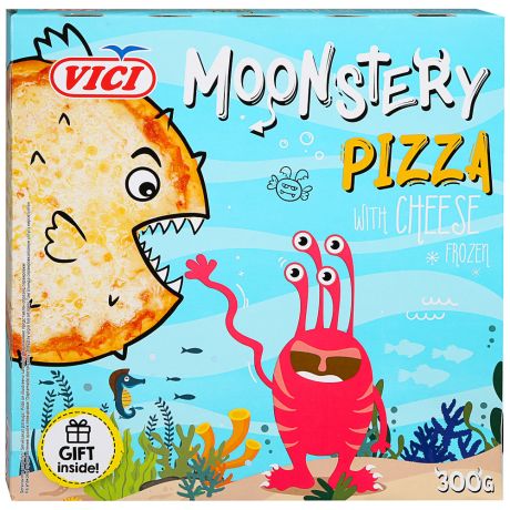 Пицца Vici Monstery с сыром Моцарелла замороженная 300 г