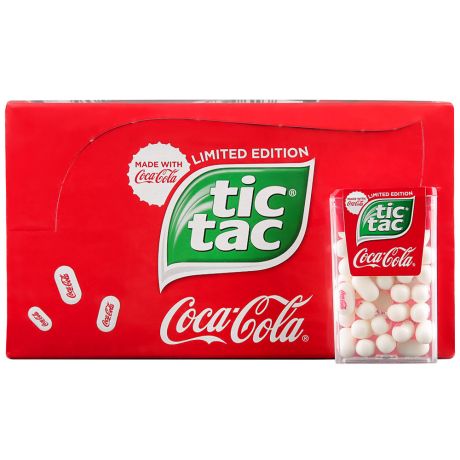 Драже Tic Tac со вкусом Coca-Cola 24 штуки по 16 г