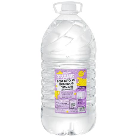 Вода для детей ВкусВилл природная питьевая 5 л