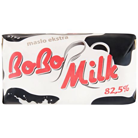 Масло сливочное BoBo milk традиционное 82,5% 375 г