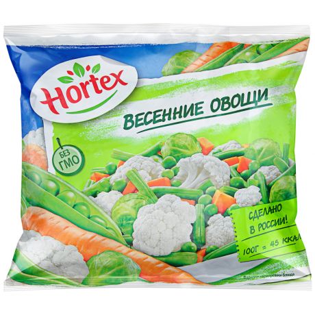 Смесь овощная Hortex Весенние овощи замороженная 400 г