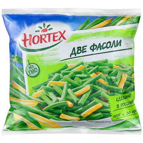 Смесь овощная Hortex Две фасоли быстрозамороженная 400 г