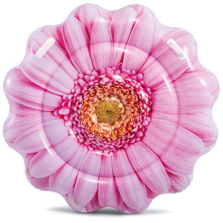 Матрас надувной для плавания Intex Розовый цветок 142х142 см