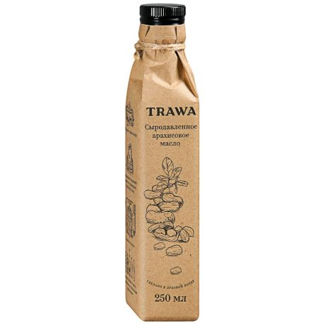 Масло арахисовое TRAWA сыродавленное 250 мл