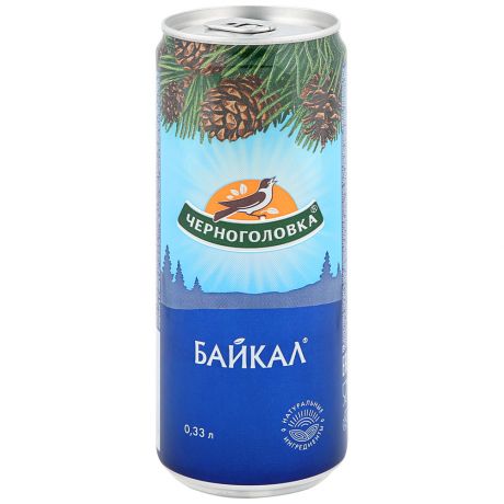 Напиток Черноголовка сильногазированный Байкал 330 мл