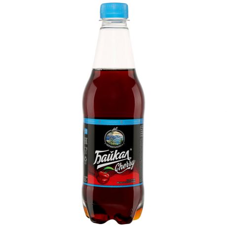 Напиток Черноголовка сильногазированный Байкал 1977 со вкусом вишни 500 мл