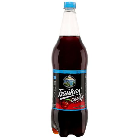 Напиток Черноголовка сильногазированный Байкал 1977 со вкусом вишни 1.5 л