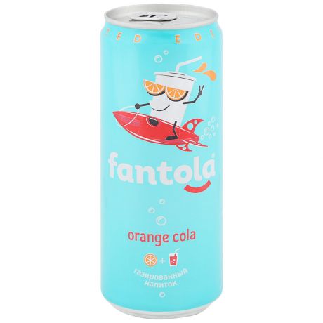 Напиток Черноголовка сильногазированный Fantola Orange Cola 330 мл